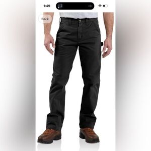 Carhartt Men's Black BN0324 Relaxed fit Work pant 32x32